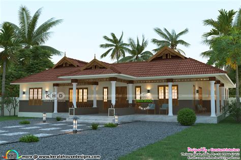 2200 Square Feet Single Floor Kerala Home Design Kerala Home Design