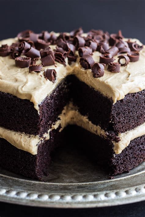 Chocolate Layer Cake With Creamy Peanut Butter Frosting The Beach