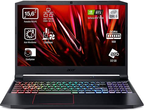 Este Portátil Gaming Acer Nitro 5 Con Gráfica Rtx 2060 Es Un Chollo En