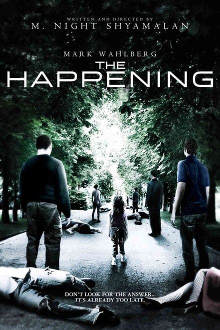 The Happening 2008 Posters — The Movie Database Tmdb