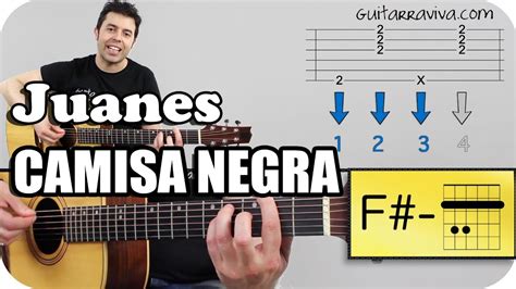 Como Tocar La Camisa Negra De Juanes En Guitarra Acústica Tutorial