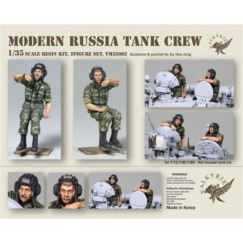 135 Modern Russian Tank Crew 2 Figures Modelling Planet