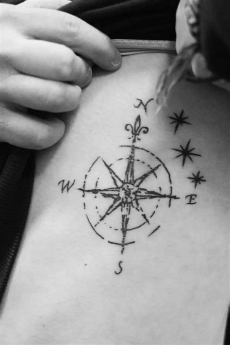 39 Awesome Compass Tattoo Design Ideas