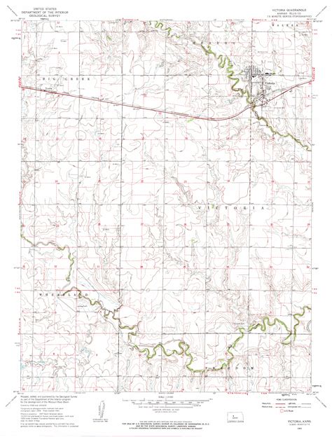 Victoria Ks Topographic Map Topoquest