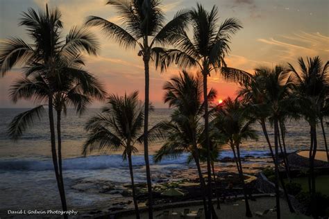 Big Island Sunset David L Godwin Photography