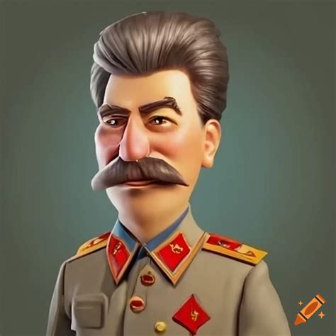 Stalin Portrayed As A Pixar Character On Craiyon