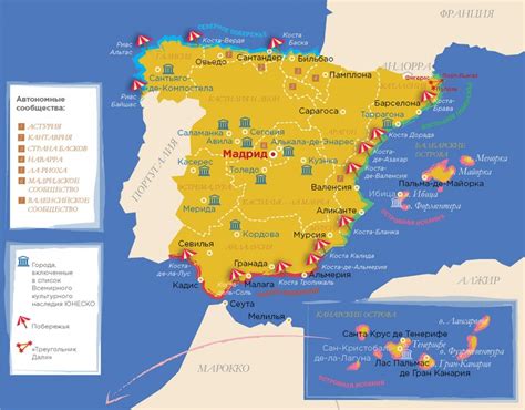 Map Of Holiday Resorts In Spain Map Of Southern Spain Resorts Map Of