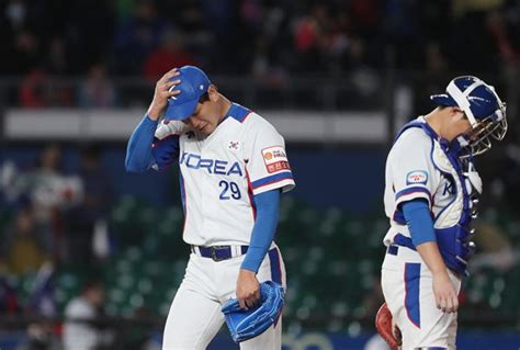 한국 야구 프리미어12서 대만에 완패 네이트 스포츠