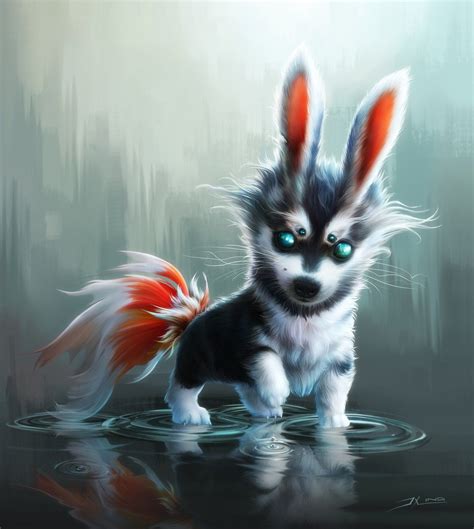 236x321 cute baby fox drawing. фантастические животные картинки: 21 тыс изображений ...