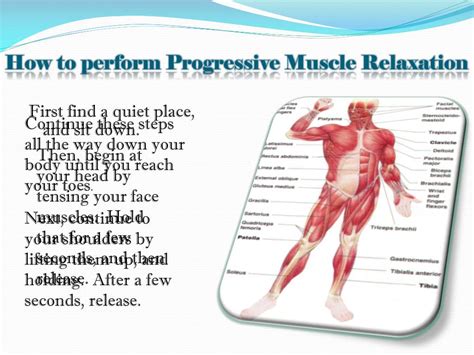Ppt Progressive Muscle Relaxation Powerpoint Presentation Free