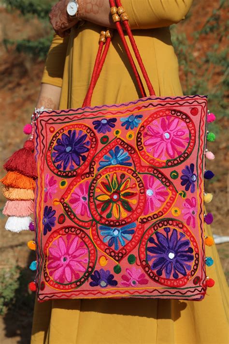 Banjara Tote Ethnic Shopping Bag Indian Vintage Shoulder Bag Etsy