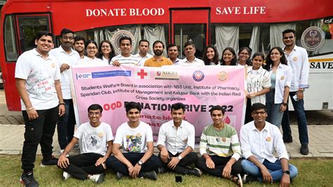 Blood Donation Drive At Nirma University Nirma University