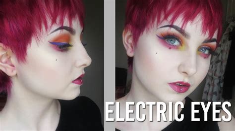 Electric Eyes Makeup Tutorial Youtube