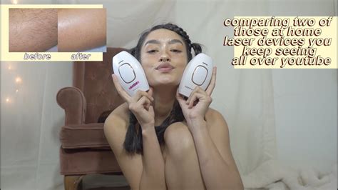 which at home laser hair removal device works best and 1 year update youtube