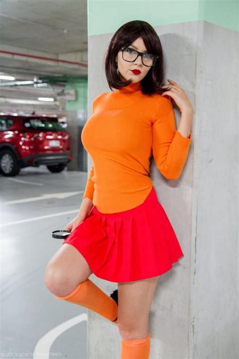 Alithia Velma Dinkley Cosplay Scooby Doo Cosplay Woman Sexy Velma Asian Cosplay