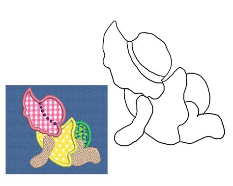 Baby Sunbonnet Sue Would Be Adorable On A Quilt Girl Quilts