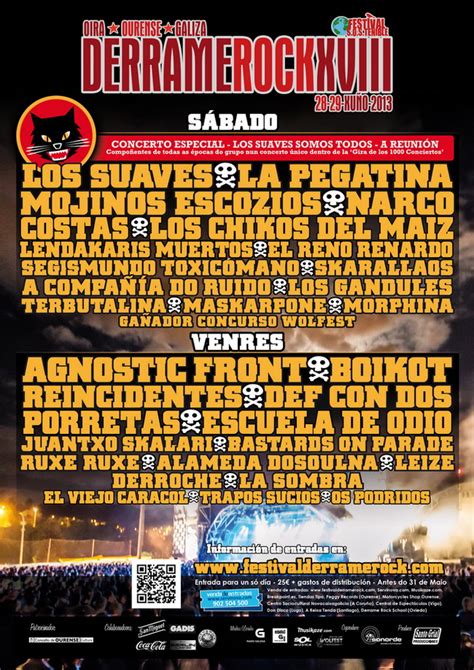 Derrame Rock 2013 Estrena Ubicación En Benposta Ourense Blog