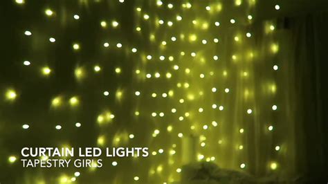 Curtain Led Lights By Tapestry Girls Youtube