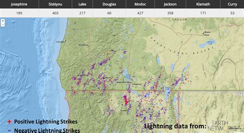 Lightning Hits In Southern Oregon Igniting 70 Wildfires