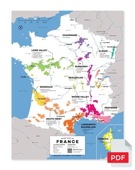 French Wine Regions Map