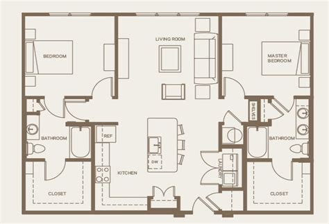 unit   bedroom bath  square feet tiny house floor plans