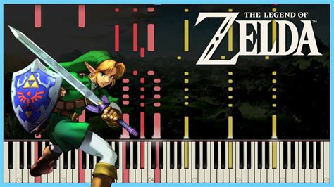 The Legend Of Zelda Main Theme Piano Duet Synthesia Sheets Youtube