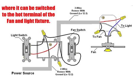 Wiring A Ceiling Fan With Light 2 Switches
