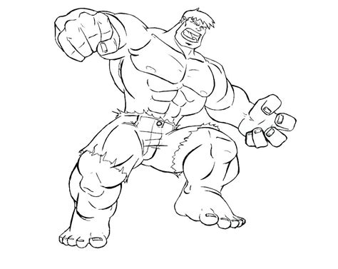 Red Hulk Coloring Pages At Free Printable Colorings