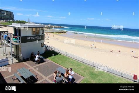 Newcastle Beach Australia New South Wales Stock Photo Alamy