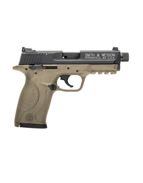 Smith And Wesson Mandp 22 Compact Pistol 10242 22lr 356 Fde Frame