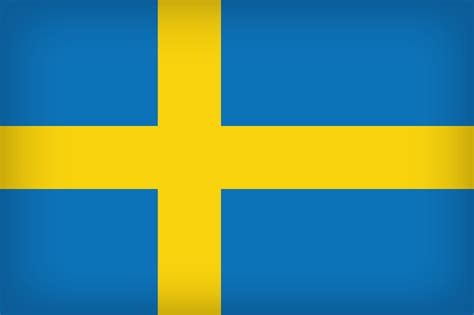 The sweden flag is one of the national symbols of sweden. Sweden Large Flag | Gallery Yopriceville - High-Quality ...