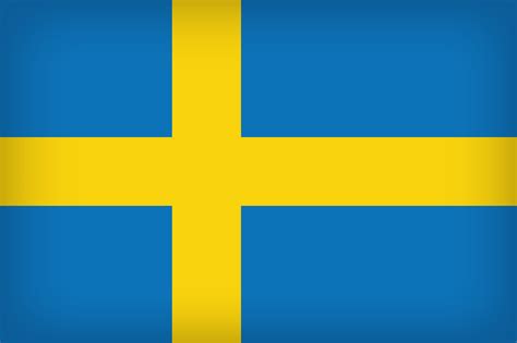 The flag of sweden (swedish: Sweden Large Flag | Gallery Yopriceville - High-Quality ...