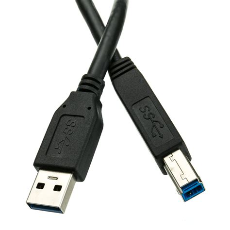 Usb Printer Cable V30 Black Type A To B Male 6ft