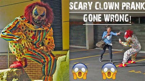 Scary Clown Prank Gone Wrong Pepper Sprayed By My Sister Youtube