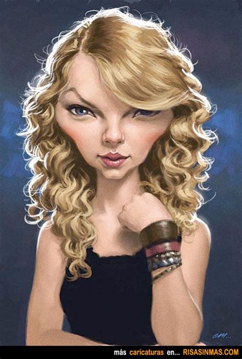 Caricatura De Taylor Swift Celebrity Caricatures Caricature