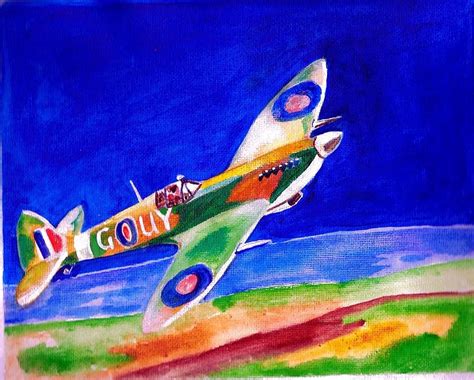 Spitfire Painting By Guy Martin Fine Art America