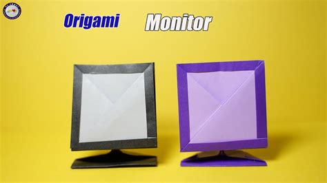 Origami Monitor How To Make Origami Monitor Paper Diy Youtube