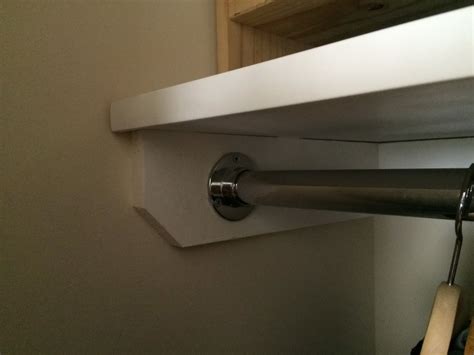 A homecenter might have something specifically manufacturered for your clothes rod. closet rod support - Yahoo Image Search Results | Closet ...