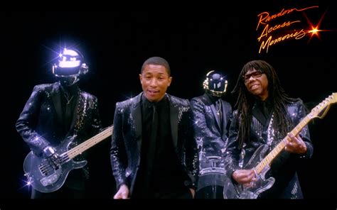 Daft Punk Get Lucky Feat Pharrell Williams & Nile Rodgers - Daft Punk featuring Pharrell & Nile Rodgers in "Get Lucky