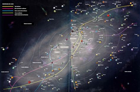 Starwars Le Sith Carte Galactique Poster Karten Filme