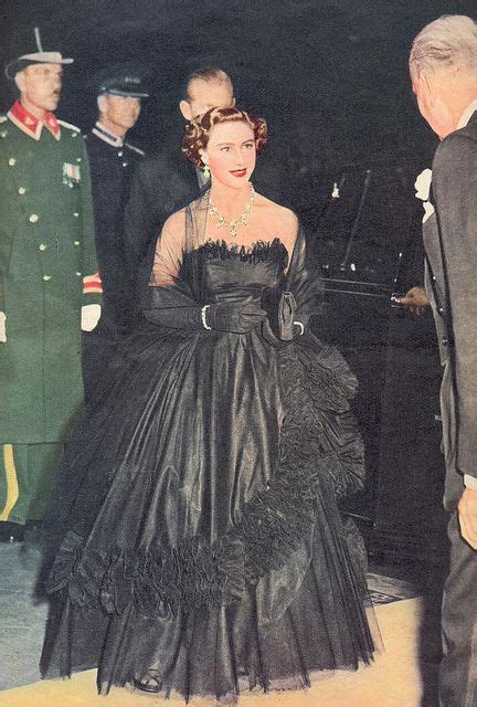 Princess Margaret In Dior A Stunning Resemblance To Lady Diana S Debut