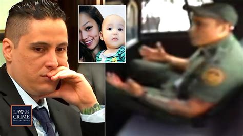 Video Shows Border Patrol Agent Accused Of Killing Mistress Son Taken Into Custody Youtube
