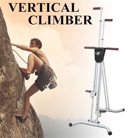 Yosoo Steel Frame Heavy Duty Vertical Climber Fitness Climbing Cardio