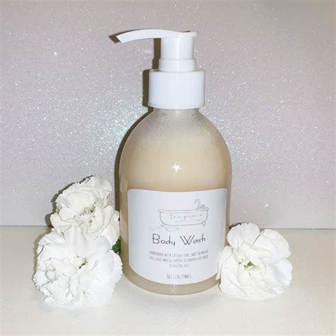 castile soap body wash all natural body wash peppermint etsy