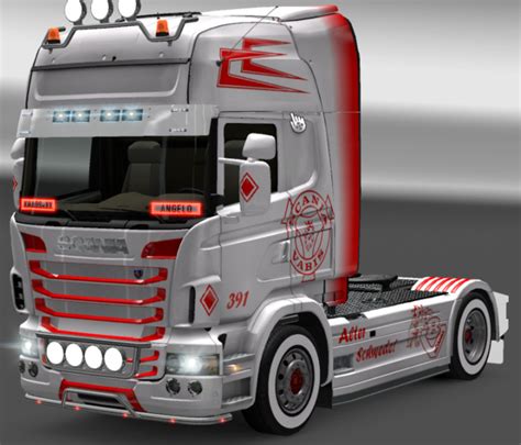 Ets Scania Vabis V Skins Mod F R Eurotruck Simulator