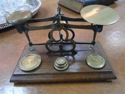 Antiques Atlas Victorian Brass Postage Scales And Weights