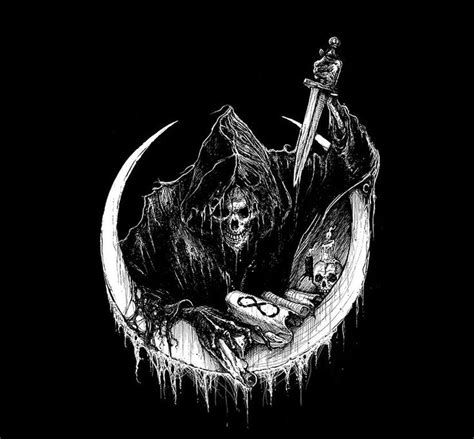 Pin By Lonnie Strange On Skull Tastic Reaper Evil Art Scary Art