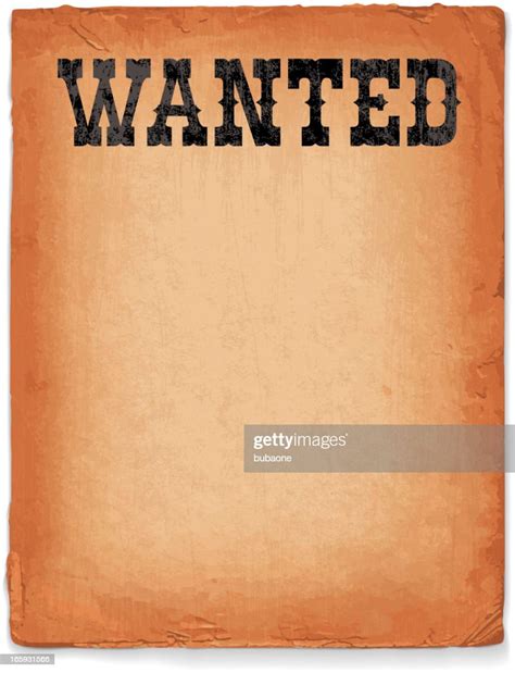 Wild West Wanted Sign Royalty Free Vector Background High Res Vector