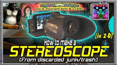 Scrap hobbyists have the potential to find vintage and valuable things hidden in the metal jungle. How to make a Stereoscope. 3D viewer (from junk.trash)(in 2D)(Do It Yourself Arts & Crafts)