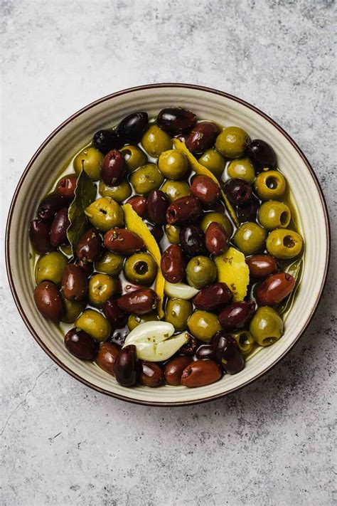 Marinated Olives With Garlic And Rosemary Well Seasoned Studio